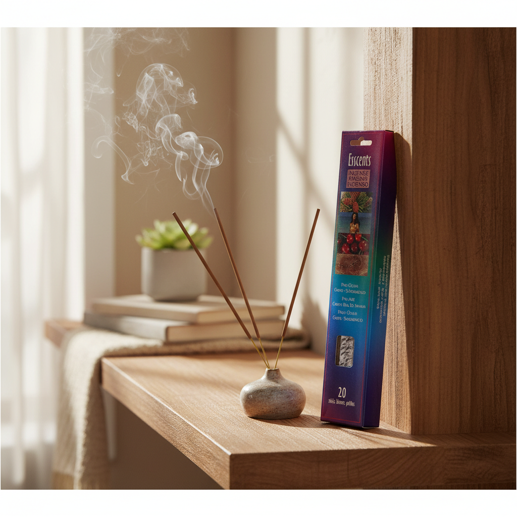 Esscents Assorted Aromatherapy Incense Sticks Variety 2 – Home Fragrance Set of 8