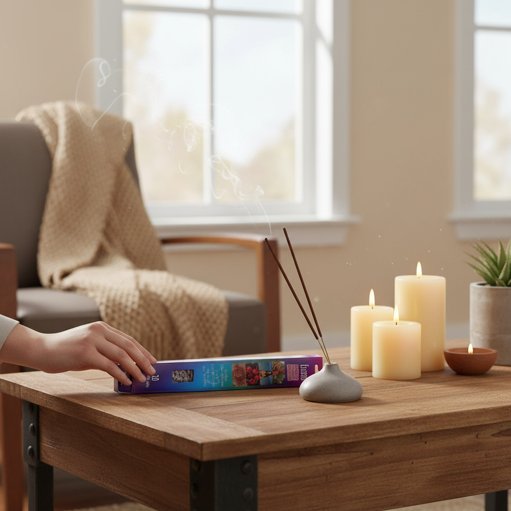 Esscents Assorted Aromatherapy Incense Sticks Variety 2 – Home Fragrance Set of 8