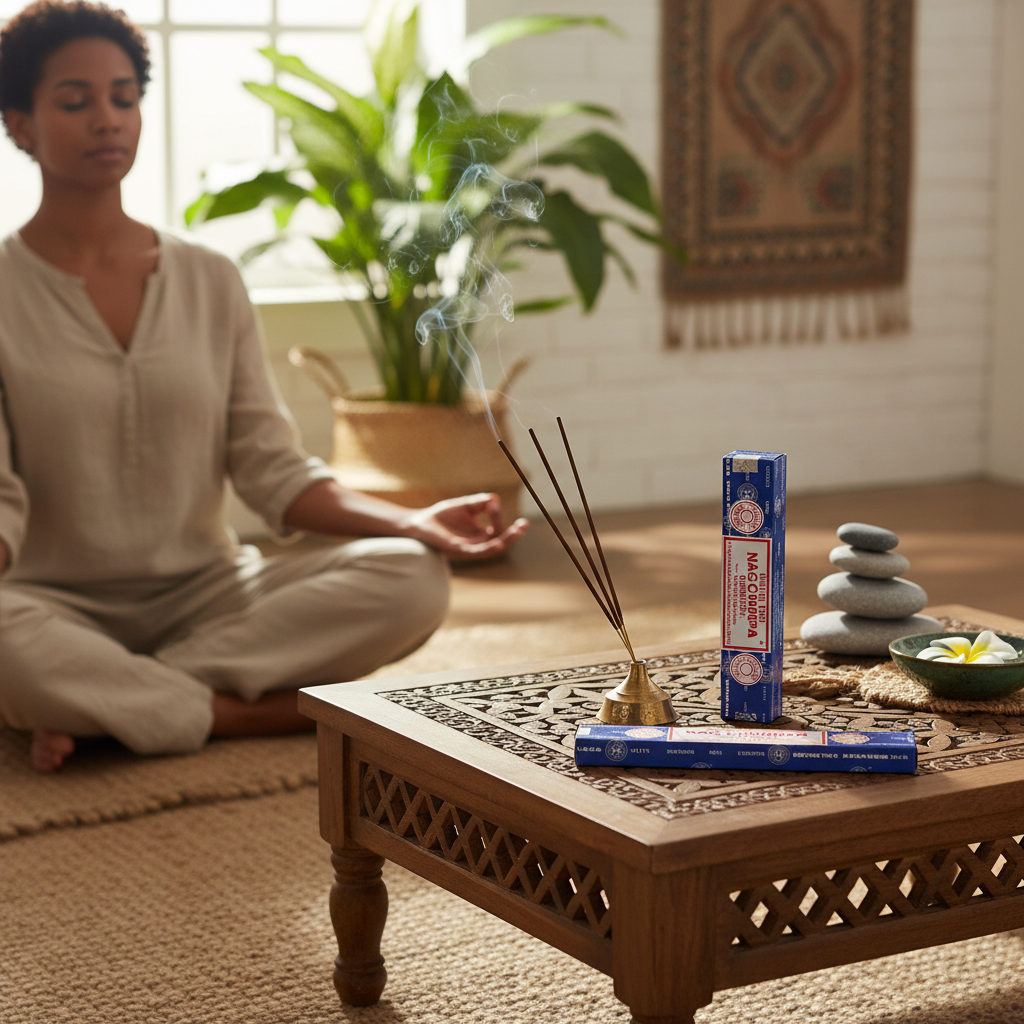 Nagchampa 15g Incense Sticks – Traditional Aromatherapy & Meditation – Set of 12