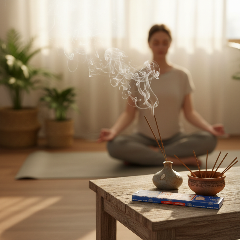 Nagchampa 40g Incense Sticks – Relaxing, Spiritual Home Fragrance – Set of 12