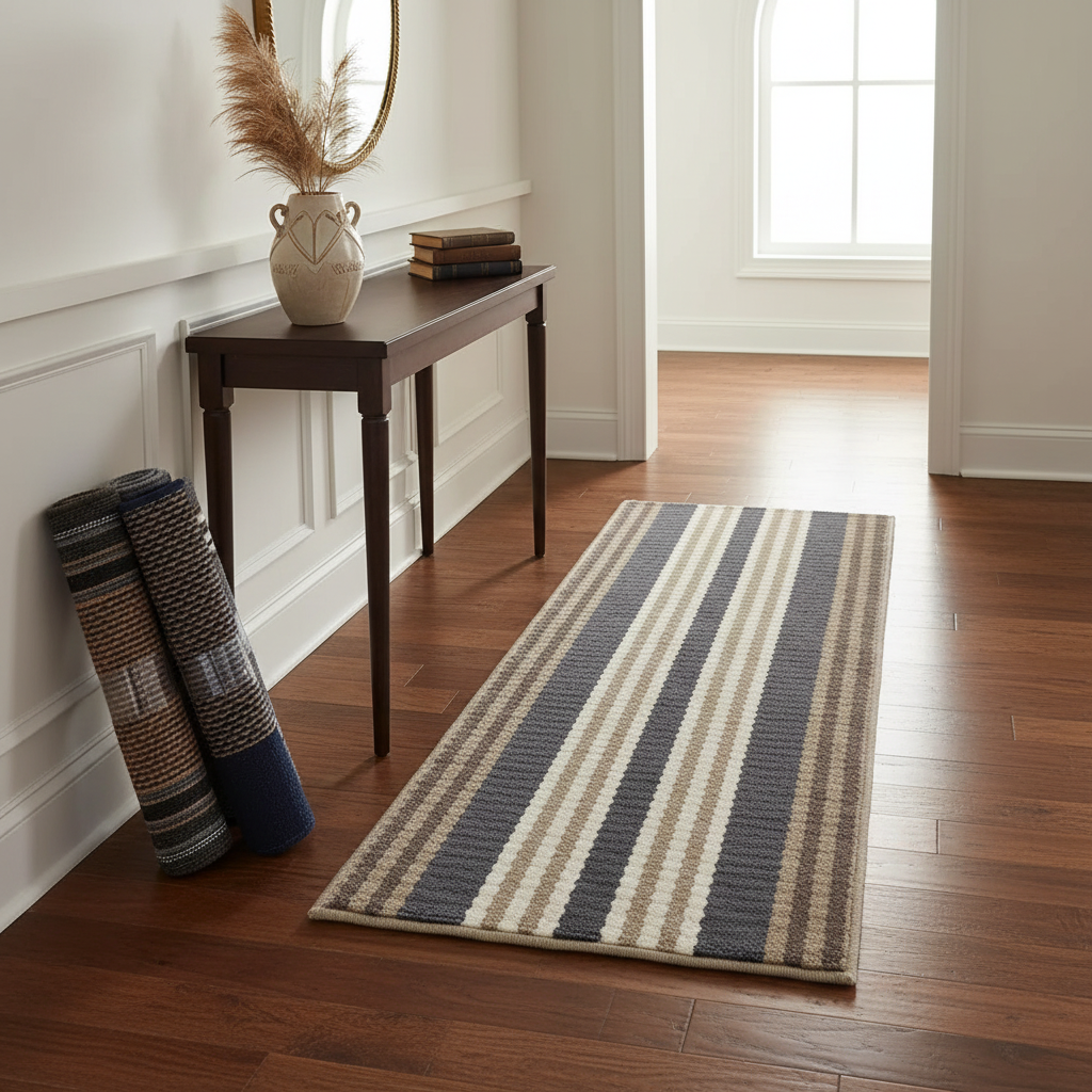 Zebra Print Accent Rug 2x8 ft Assorted Pattern Set of 3