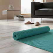 Teal Anti-Slip PVC Mat 12x59 Inch – Non-Skid, Durable Floor Mat for Home – Set of 6