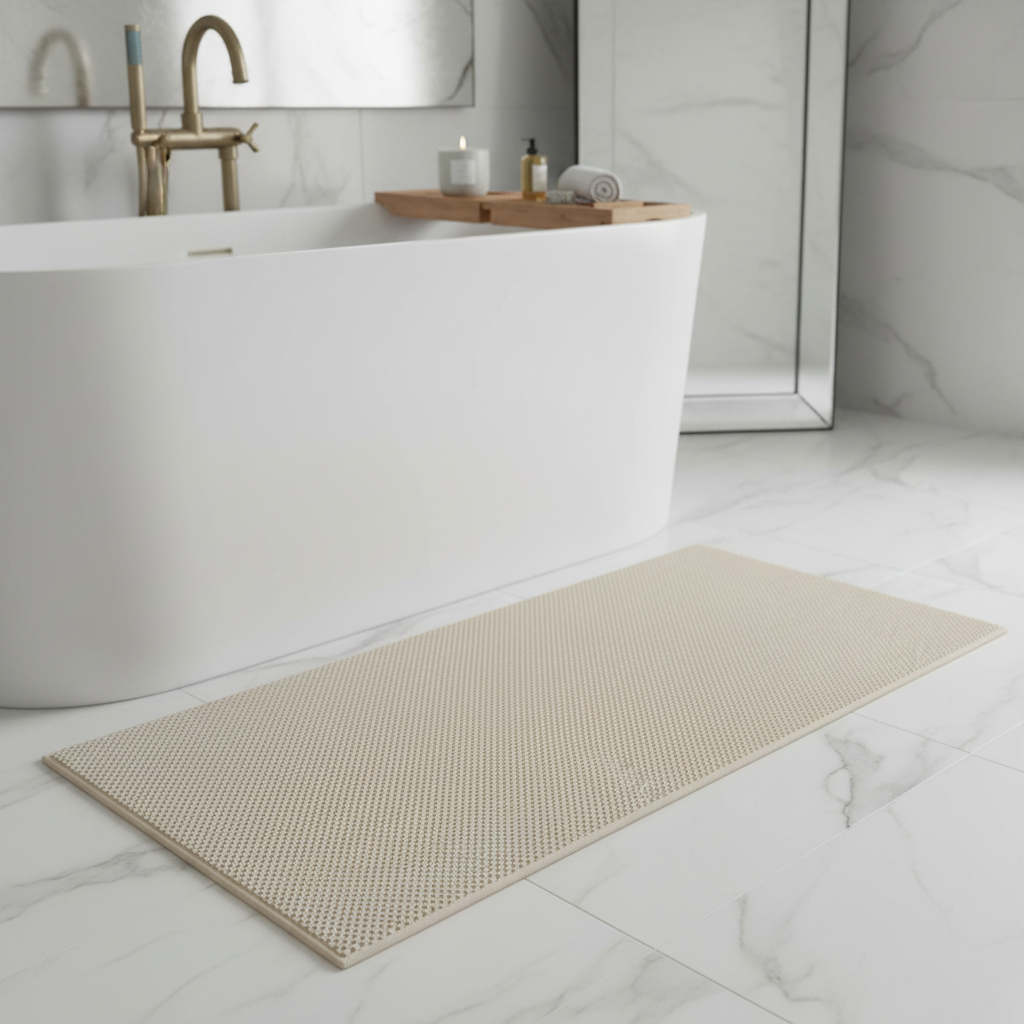Natural Anti-Slip PVC Mat 12x59 Inch – Non-Skid, Durable Floor Mat – Set of 6