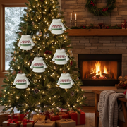 Ceramic Sweater Christmas Ornament Set of 6 – Holiday Tree Decoration