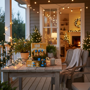 100 Light Indoor Outdoor Mini String Light Set Clear Bulbs - Set of 2 Christmas Holiday Decoration Lights