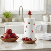 Paper Towel Holder Fresh Clean Apple Decorative Kitchen Counter Paper Towel Stand
