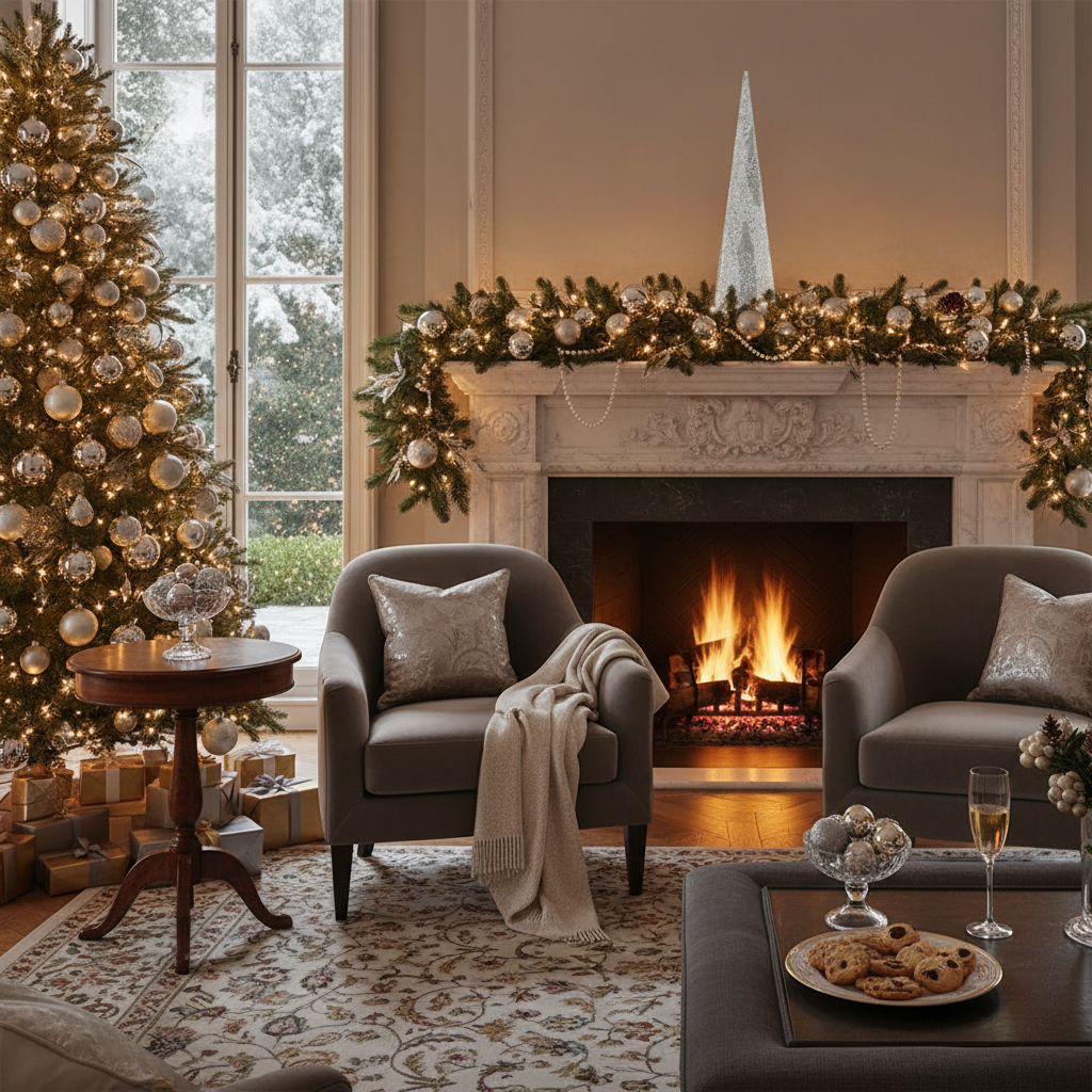 Christmas 18 Inch Cone Tree Arrow Glam, Holiday Decorative Tree Accent, Festive Home Decor