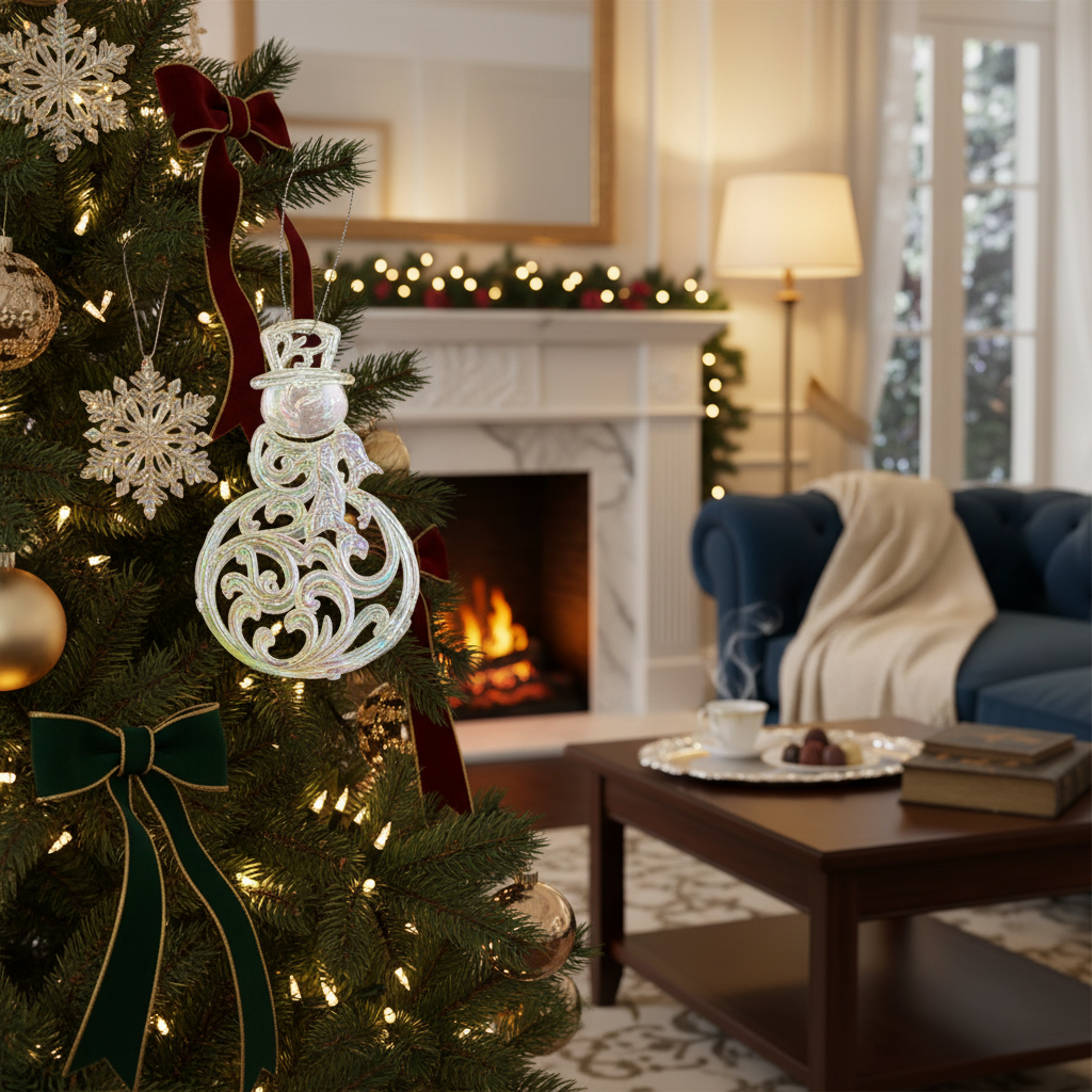 Snowman Ornament - Set of 12