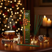 Gonesh Christmas Wreath Incense Sticks 20-Pack – Holiday Aromatherapy Fragrance – Set of 8