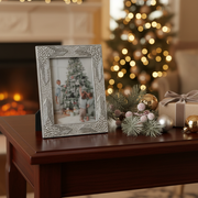 Christmas 4X6 Inch Photo Frame Arrow Glam, Holiday Picture Frame, Festive Home Decor