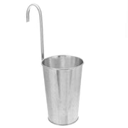 Metal Round Planter With Hook (Large)