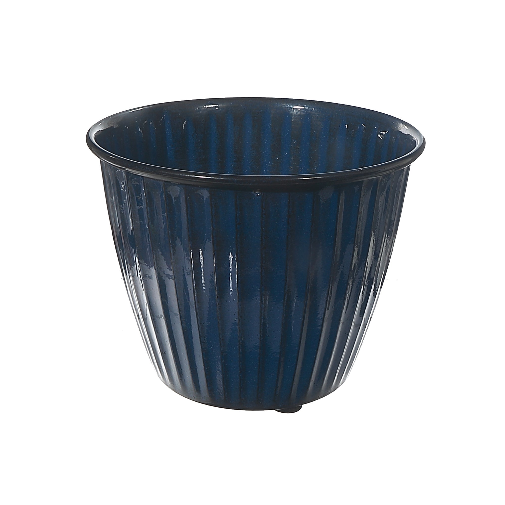6 Inch Urban Meadow Round Planter, Modern Indoor Outdoor Garden Pot, Decorative Planter, Set of 2