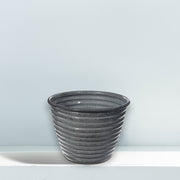 6 Inch Classic Bloom Round Planter, Ceramic Indoor Flower Pot, Home Decor Accent, Set of 2