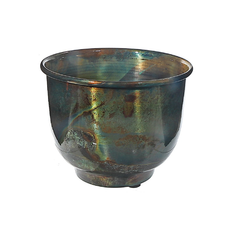 6" Vintage Roots Round Planter - Set of 2
