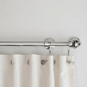 Adjustable 7/16 Inch Chrome Cafe Rod, Fits 66 to 120 Inches