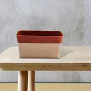 11" Eco-Friendly Cayenne Verbania Rectangular Planter - Set of 2