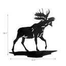 Black Metal Wall Decorativer Moose