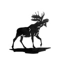 Black Metal Wall Decorativer Moose