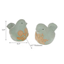 Decorativerative Ceramic Figurine Bird Assorted - Set of 2