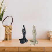 Tealight Holder Yoga Pose Balancing Butterfly Set Of 2, Balancing Butterfly Yoga Tealight Holder Set, Meditation Decor