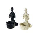 Tealight Holder Yoga Pose Namaste - Set of 2
