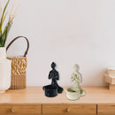 Tealight Holder Yoga Pose Namaste - Set of 2