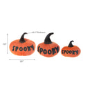 Felt Pumpkin (3 Pc Set) (Spooky)