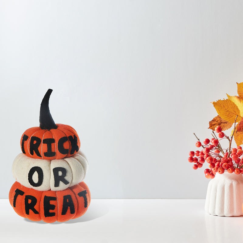 Felt 3 Layer Pumpkin (Trick Or Treat) Décor