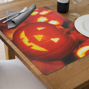 Flying Ghost & Jack O’Lantern Reversible Plastic Placemat Set of 12 – Halloween Table Decor