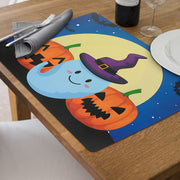 Ghost & Witch Reversible Plastic Placemat Set of 12 – Halloween Table Decor