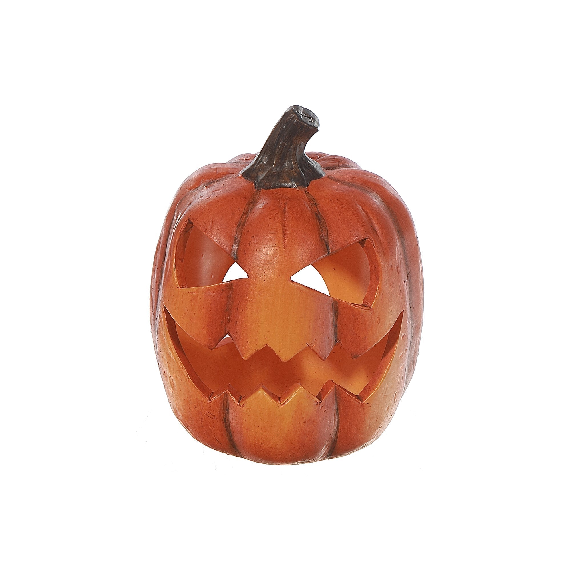 Terracotta Pumpkin Tea Light Candle Holder, Autumn Decor, Halloween Table Accent, Fall Holiday Decoration