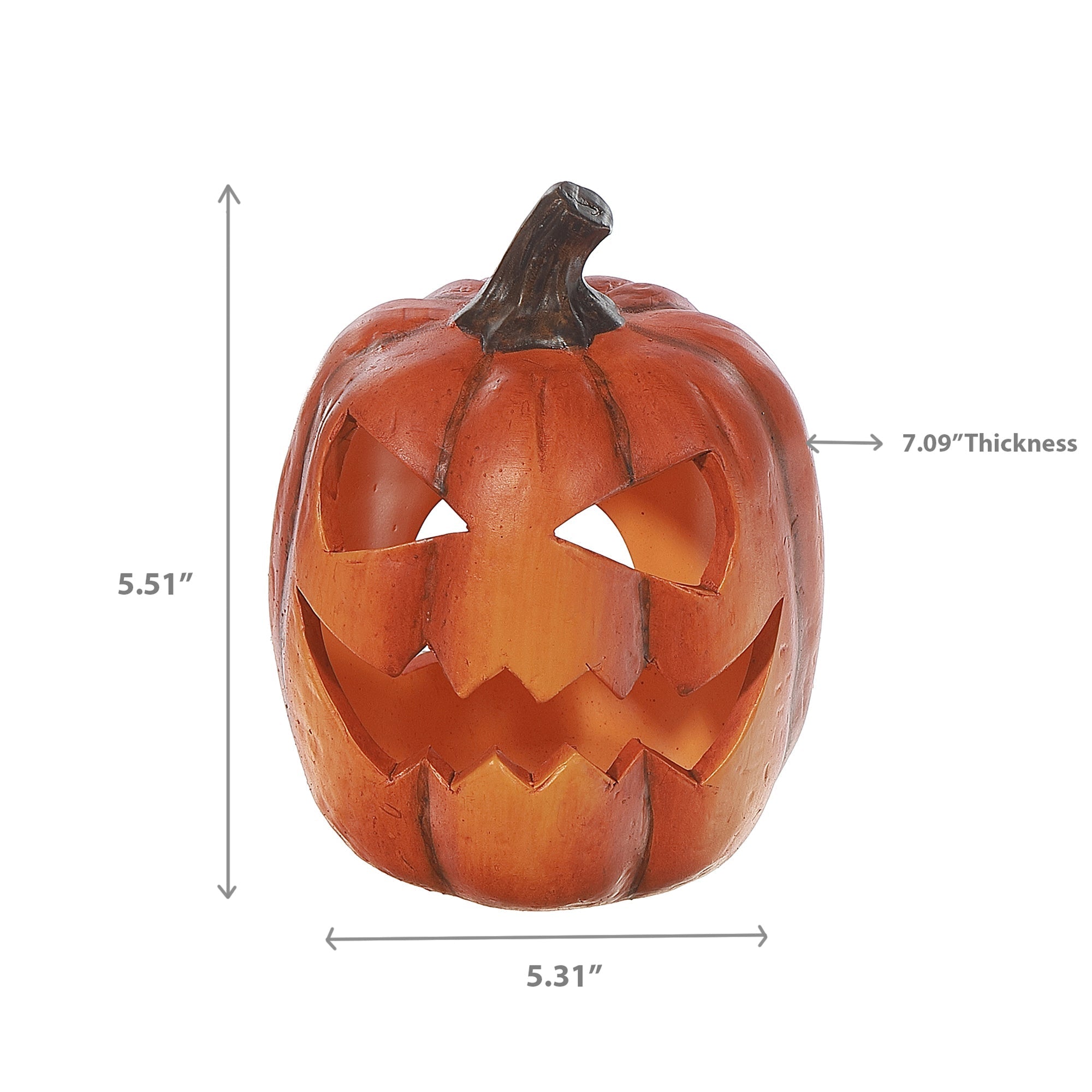 Terracotta Pumpkin Tea Light Candle Holder, Autumn Decor, Halloween Table Accent, Fall Holiday Decoration
