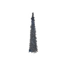 Black Pop-Up Halloween Tinsel Tree With Stand