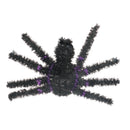 Black Spider Tinsel Ornament - Set of 2
