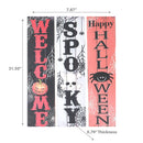 Wooden Halloween Wall Sign - Set of 3