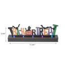 Wood Trick Or Treat Decor