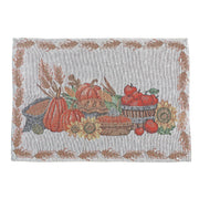 Tapestry Placemat Set of 12 Fresh Baked Pies 13"x18" – Thanksgiving Table Decor, Fall Dining Accent, Seasonal Holiday Decoration