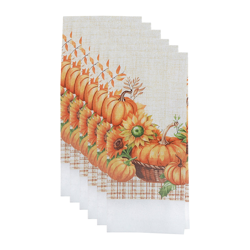 Hand Towel (Pumpkin) - Set of 6
