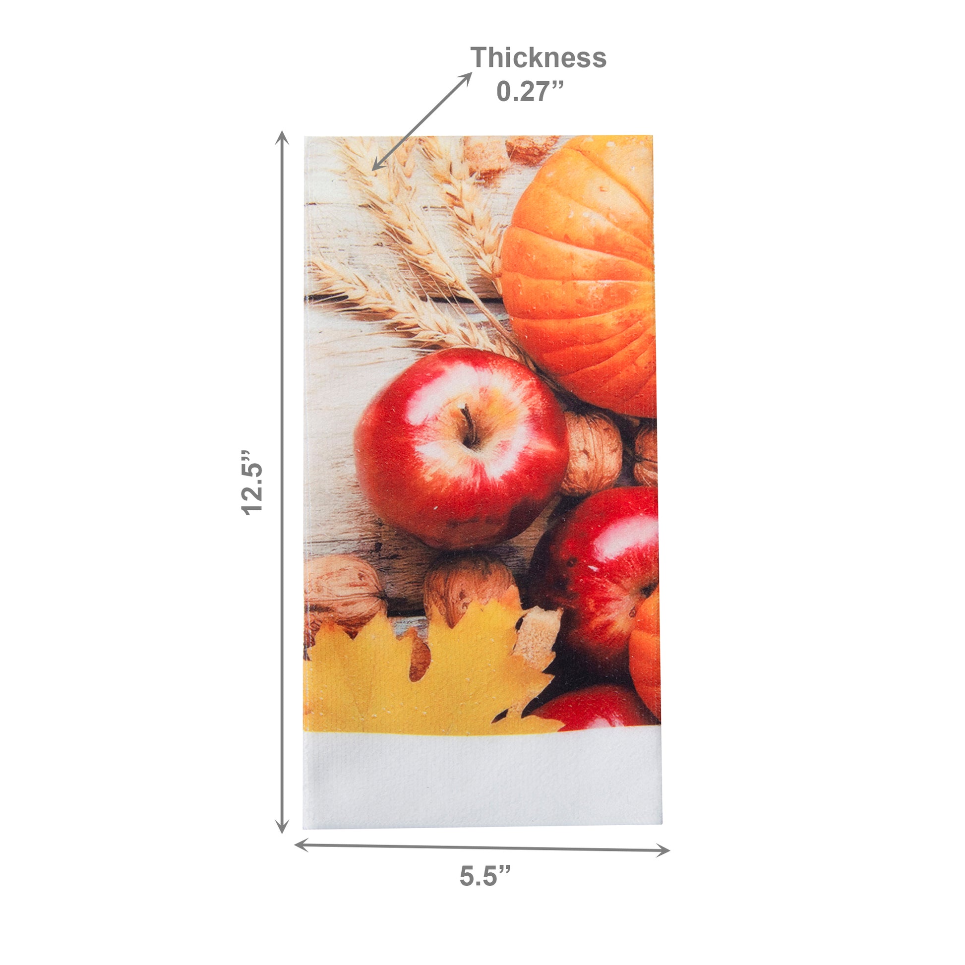 Hand Towel Pumpkin Apple, Fall Harvest, Kitchen Towel, Holiday Decor- Set of 6