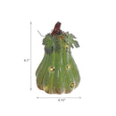 Led Porcelain Squash Decor (Green)