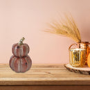 Porcelain Stacking Pumpkin Decor (Red)