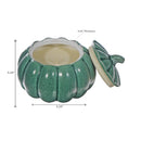 14Oz Pumpkin Jar Scented Candle (Green) (Pumpkin)