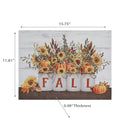 Canvas Wall Art Fall and Sunflower