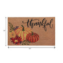 Coir Door Mat (Pumpkin Patch - Thankful)