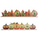 Mdf Table Sign (Thanks/Autumn) (Asstd) - Set of 2