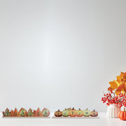 MDF Table Sign Set of 2 Thanks/Autumn – Fall/Thanksgiving Tabletop Decoration, Rustic Seasonal Accent