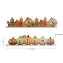 Mdf Table Sign (Thanks/Autumn) (Asstd) - Set of 2