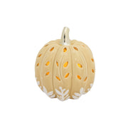 LED Dolomite Pumpkin with Cut-Out Orange, Fall Harvest, Holiday Decor