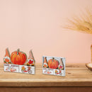 5 Pc Block Set (Gnomes And Pumpkin)