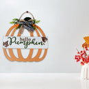 Wooden Cut Out Pumpkin Hanger (Hello Pumpkin)